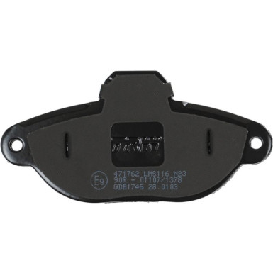 GDB1745 Bremsbelagsatz, Scheibenbremse COTEC