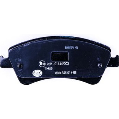 Hella | Bremsbelagsatz, Scheibenbremse | 8DB 355 014-881 Hella | Bremsbelagsatz, Scheibenbremse | 8DB 355 014-881