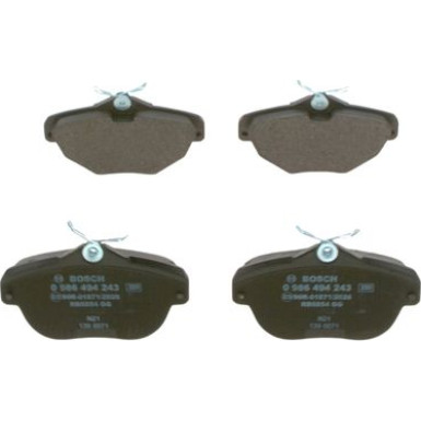 0 986 494 243 Bremsbelagsatz, Scheibenbremse