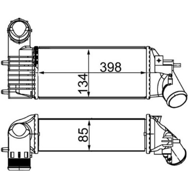 Mahle | Ladeluftkühler | CI 26 000S