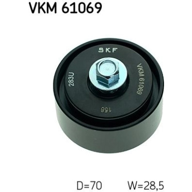 VKM 61069 Umlenk-/Führungsrolle, Keilrippenriemen
