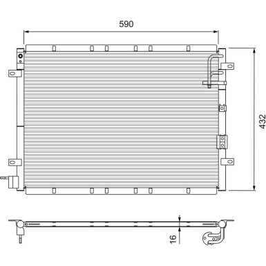 Valeo | Kondensator, Klimaanlage | 818080