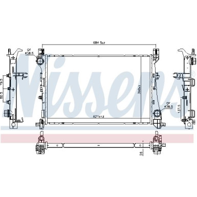 617869 Kühler, Motorkühlung