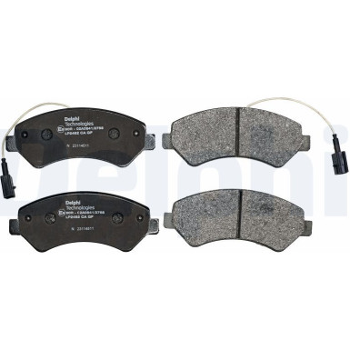 LP2492 Bremsbelagsatz, Scheibenbremse