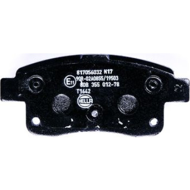 Hella Pagid | Bremsbelagsatz, Scheibenbremse | 8DB 355 012-781 Hella Pagid | Bremsbelagsatz, Scheibenbremse | 8DB 355 012-781