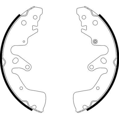 8DB 355 000-261 Bremsbackensatz