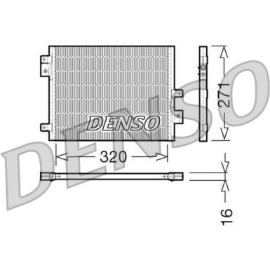 Denso | Kondensator, Klimaanlage | DCN28002