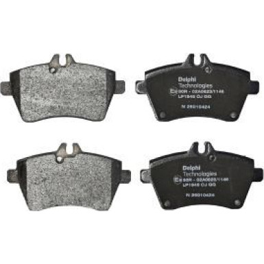 Delphi Bremsbelagsatz, Scheibenbremse LP1948