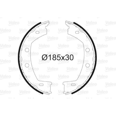 564198 Bremsbackensatz, Feststellbremse