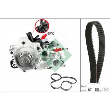 530 0761 30 Wasserpumpe + Zahnriemensatz