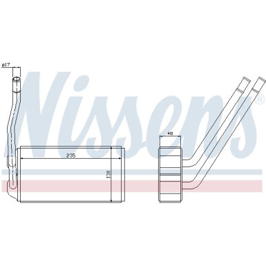 73000 Wärmetauscher, Innenraumheizung