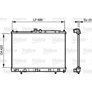 735203 Kühler, Motorkühlung 735203 Kühler, Motorkühlung