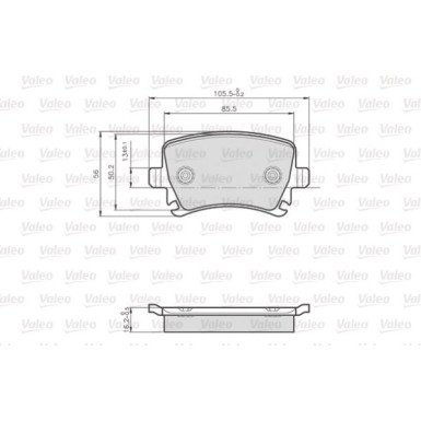 872914 Bremsbelagsatz, Scheibenbremse OPTIPACK for LCV