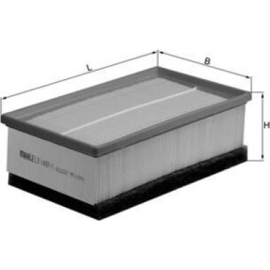 LX 1497/1 Luftfilter LX 1497/1 Luftfilter
