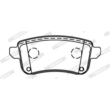 Ferodo Bremsbelagsatz, Scheibenbremse PREMIER ECO FRICTION FDB4435