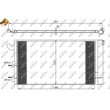 35883 Kondensator, Klimaanlage EASY FIT