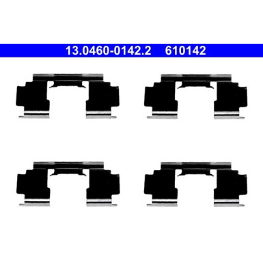 13.0460-0142.2 Zubehörsatz, Scheibenbremsbelag
