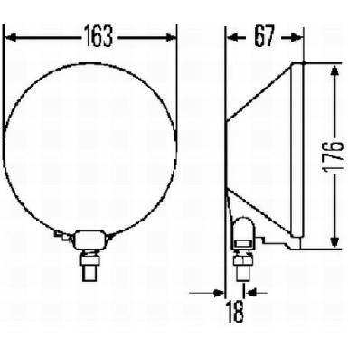 Hella | Fernscheinwerfer | 1F4 005 750-611