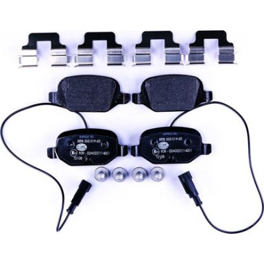 Hella Pagid | Bremsbelagsatz, Scheibenbremse | 8DB 355 019-631