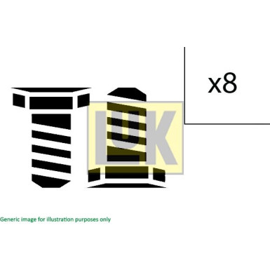411 0119 10 Schraubensatz, Schwungrad