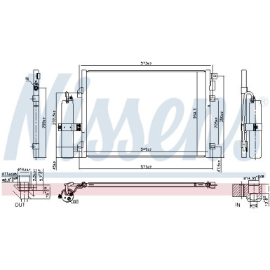 94726 Kondensator, Klimaanlage 94726 Kondensator, Klimaanlage