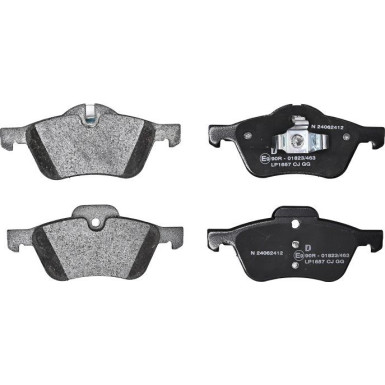 LP1657 Bremsbelagsatz, Scheibenbremse