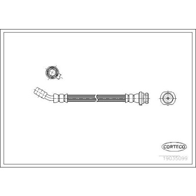 Corteco | Bremsschlauch | 19035051