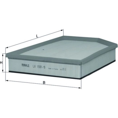 LX 1591/9 Luftfilter