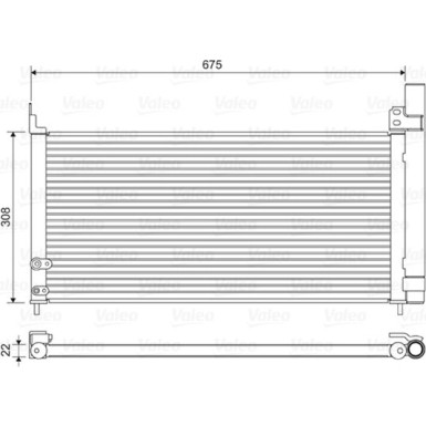 Valeo | Kondensator, Klimaanlage | 814415