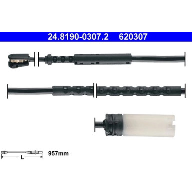 24.8190-0307.2 Warnkontakt, Bremsbelagverschleiß