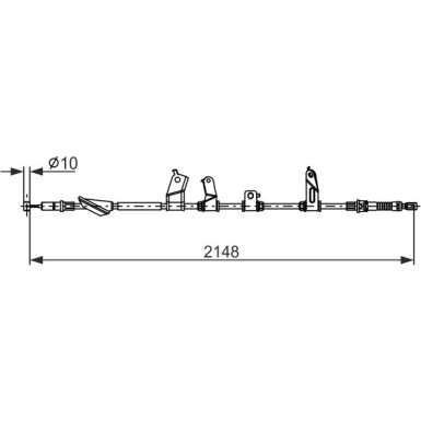 1 987 482 914 Seilzug, Feststellbremse