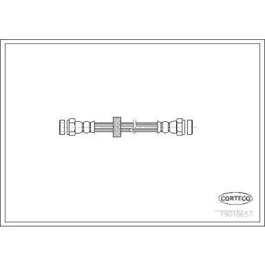 Corteco | Bremsschlauch | 19018657