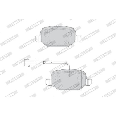 Ferodo | Bremsbelagsatz, Scheibenbremse | FDB4692 Ferodo | Bremsbelagsatz, Scheibenbremse | FDB4692