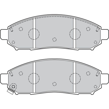 Valeo Bremsbelagsatz, Scheibenbremse ESSENTIAL 301140