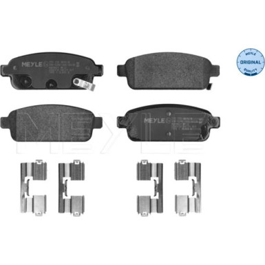 Meyle Bremsbelagsatz, Scheibenbremse MEYLE-ORIGINAL: True to OE 025 250 9616/W