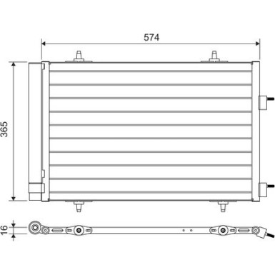 Valeo | Kondensator, Klimaanlage | 814365
