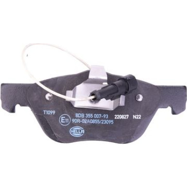 Hella | Bremsbelagsatz, Scheibenbremse | 8DB 355 007-931