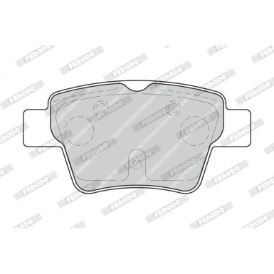 Ferodo | Bremsbelagsatz, Scheibenbremse | FDB1784