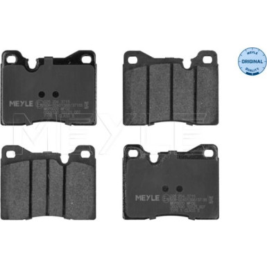Meyle Bremsbelagsatz, Scheibenbremse MEYLE-ORIGINAL: True to OE 025 204 3715