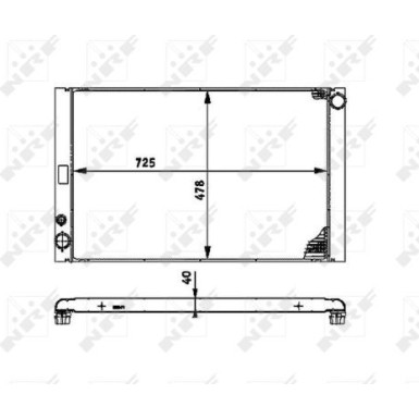 53716 Kühler, Motorkühlung 53716 Kühler, Motorkühlung