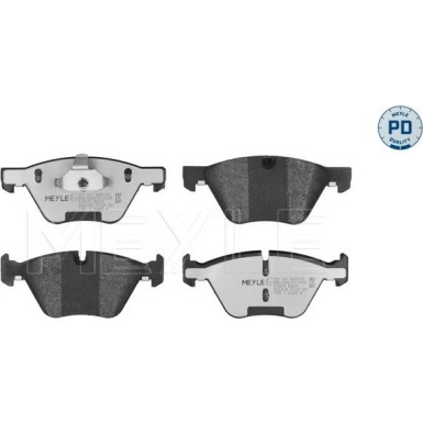 025 237 9420/PD Bremsbelagsatz, Scheibenbremse MEYLE-PD: Advanced performance and design.