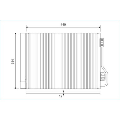812882 Kondensator, Klimaanlage