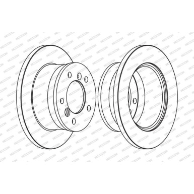 Ferodo | Bremsscheibe | FCR229A