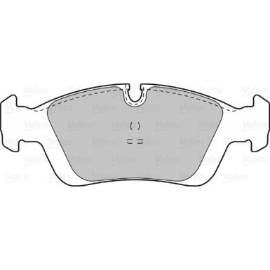 Valeo | Bremsbelagsatz, Scheibenbremse | 598018