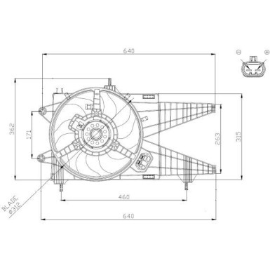 47963 Lüfter, Motorkühlung