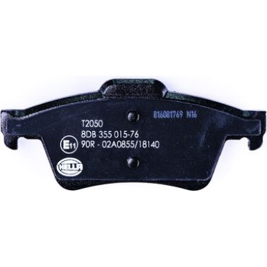 Hella | Bremsbelagsatz, Scheibenbremse | 8DB 355 015-761