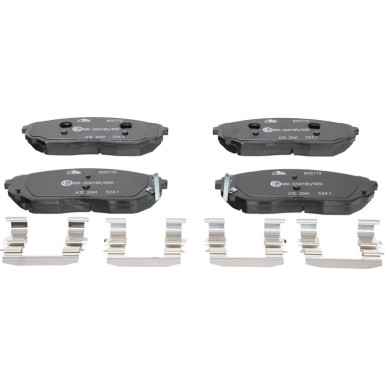 13.0460-5772.2 Bremsbelagsatz, Scheibenbremse