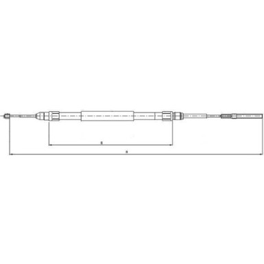 44009000 Seilzug, Feststellbremse