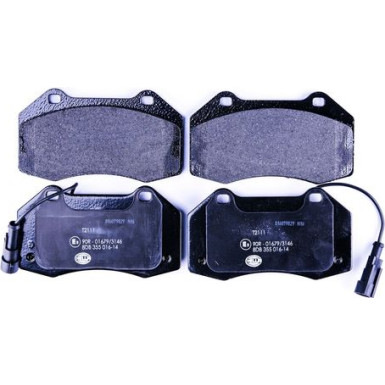 8DB 355 016-141 Bremsbelagsatz, Scheibenbremse