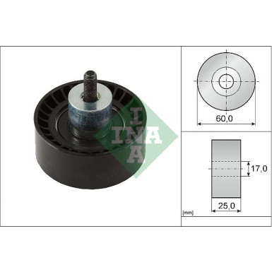 532 0997 10 Umlenk-/Führungsrolle, Zahnriemen